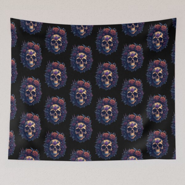 Item preview, Roses Skull designed and sold by Seljomoon.