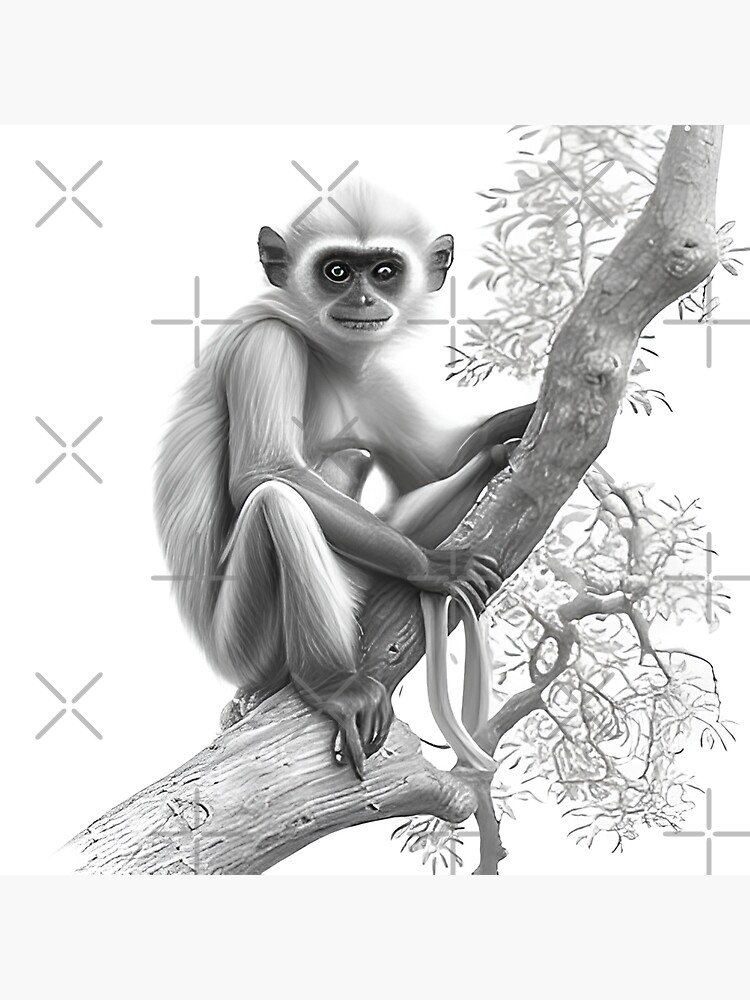 Monkey coloring pages to download - Monkeys Kids Coloring Pages