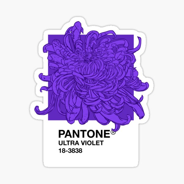PANTONE Ultra Violet 2018 Sticker