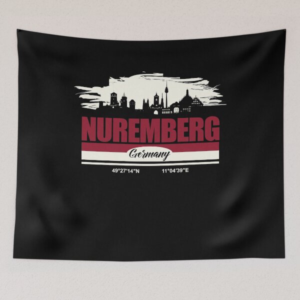 Item preview, Nuremberg, Germany Skyline Art designed and sold by DimDom.
