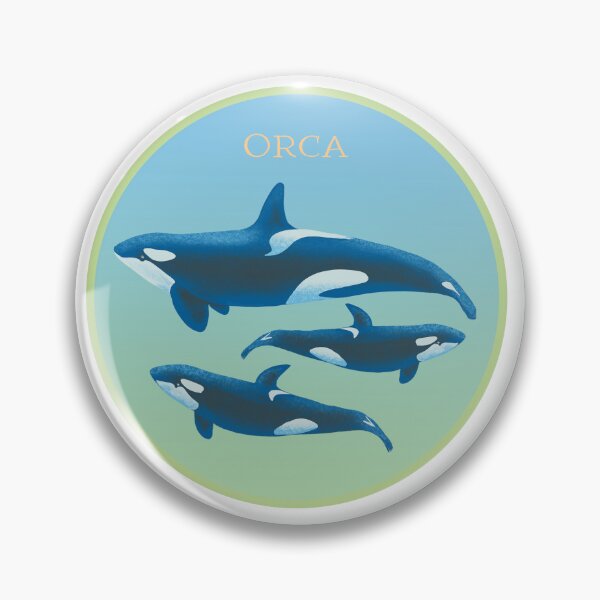 Item preview, Trío ORCA, Orca, Delfín - verde azul designed and sold by Leanne  Nowell.