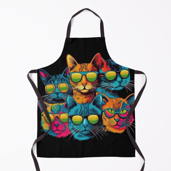 Item preview, The colorful cat crew with cool sunglasses designed and sold by Pixelboys.