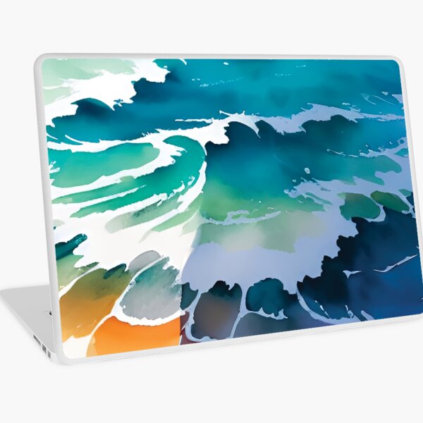 Aperçu de l'œuvre Motif de bord de mer aquarelle créée et vendue par FriskyLemur.