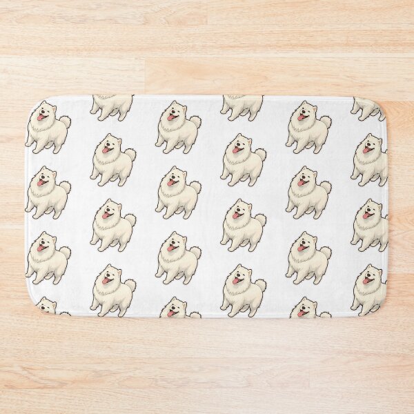 Item preview, Cute White Fluffy Happy Samoyed Design for Dog Lovers  designed and sold by Stickerpets.
