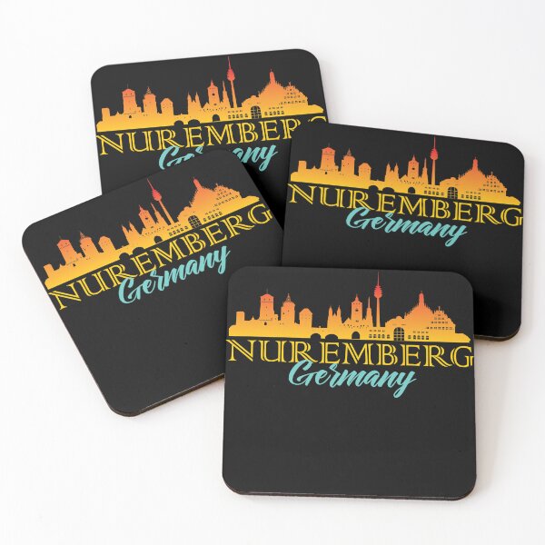 Item preview,  Nuremberg Sunset Skyline Graphic designed and sold by DimDom.