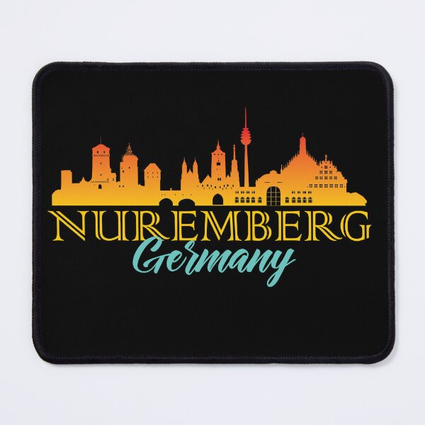 Item preview, Nuremberg Sunset Skyline Graphic designed and sold by DimDom.