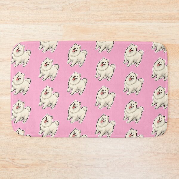 Item preview, Cute White Fluffy Happy Female/Girl Samoyed Design for Dog Lovers  designed and sold by Stickerpets.