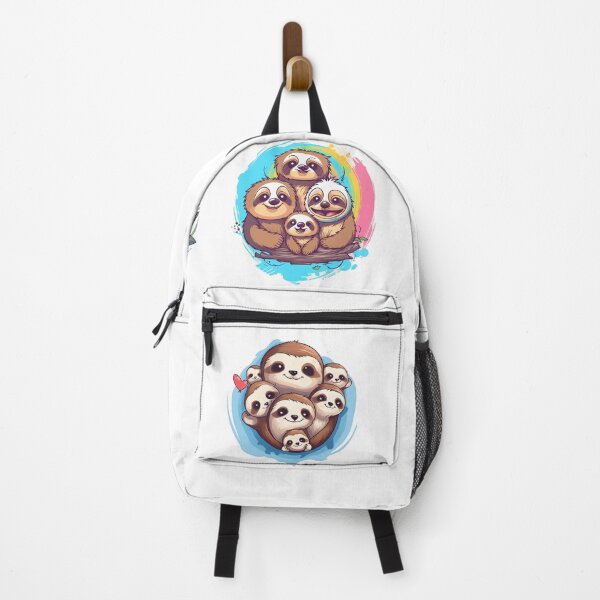 Item preview, Cute Adorable Happy Sloths Family designed and sold by AdiRemba.