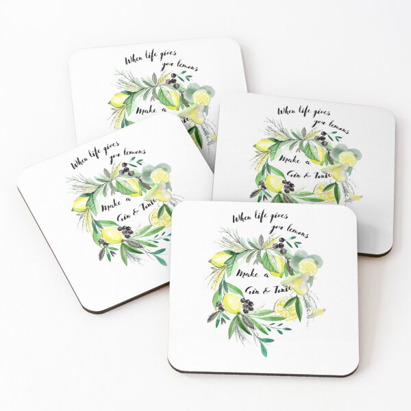 Item preview, When life gives you lemons make a Gin and Tonic designed and sold by Dearmoonstudio.