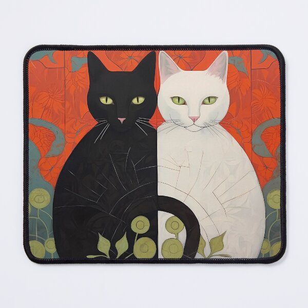 Artikelvorschau, Contemporary Cat Digital Art Illustration entworfen und verkauft von MTJ-Mushrooms.