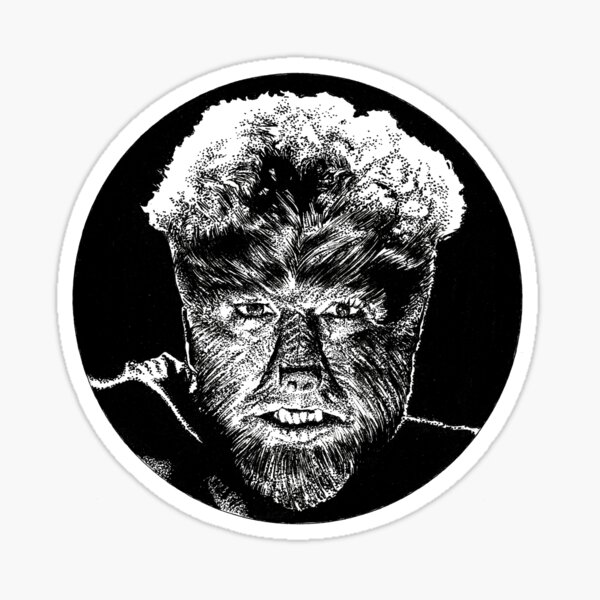 Item preview, The Wolfman - Universal Monsters designed and sold by Art of Camelia.