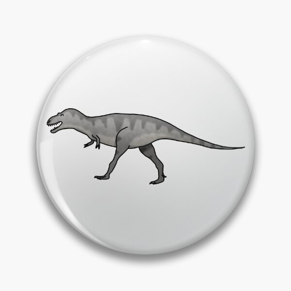 Item preview, happy Albertosaurus, gray dinosaur designed and sold by LilDinoBoy.