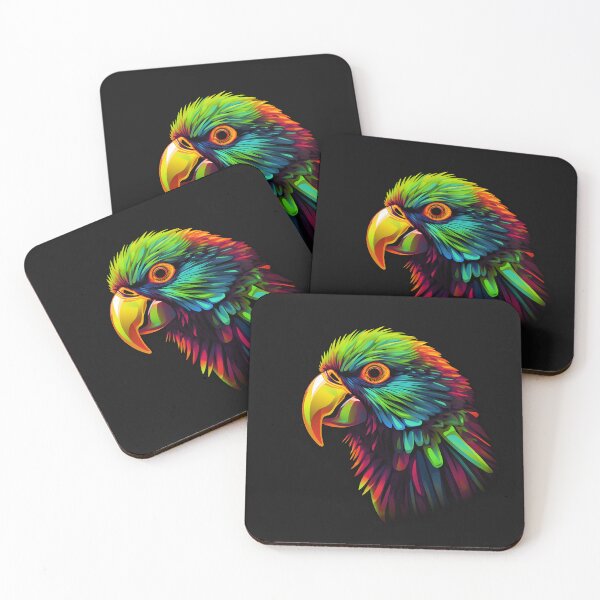 Item preview, Neon Parrot designed and sold by Everything Cute.