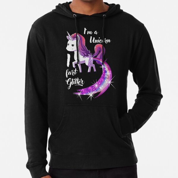 Unicorn glitter clearance hoodie