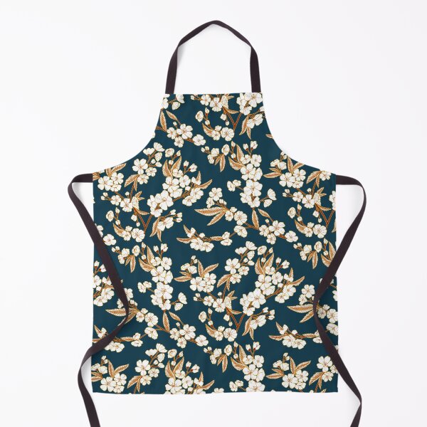 Item preview, White Blossom Garden - Rustic and Navy designed and sold by TigaTiga.