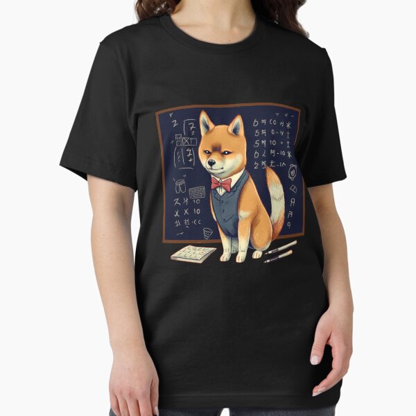 Item preview, Dog Shiba Inu teacher lesson school blackboard designed and sold by Naohiro.