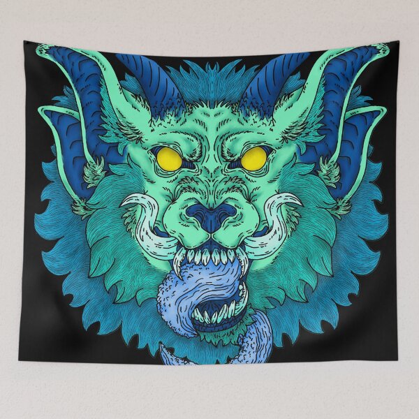 Item preview, blue creature designed and sold by goatwolfstudios.