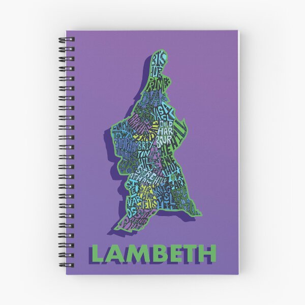 Item preview, Lambeth - London Boroughs designed and sold by damnfinecuppa.