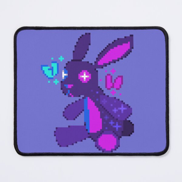 Item preview, Pied Bunny Plush Pixel Art designed and sold by Kaiko-Roku.