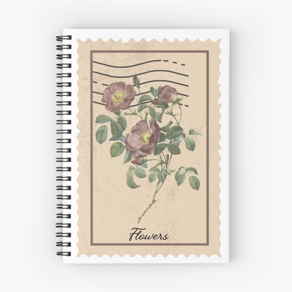 Item preview, Vintage flower stamp designed and sold by pastelsloth.
