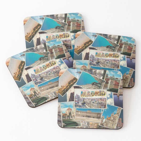 Item preview, Greetings from Madrid in Spain vintage style retro souvenir designed and sold by DeveloperProp0.