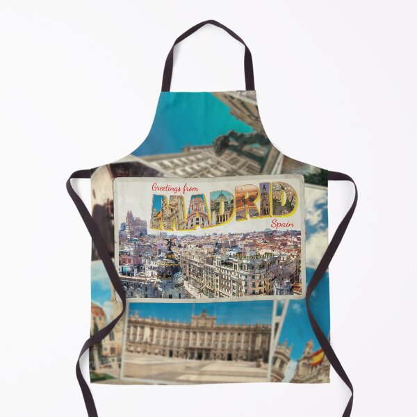 Artikelvorschau, Grüße aus Madrid in Spanien Retro-Souvenir im Vintage-Stil entworfen und verkauft von DeveloperProp0.