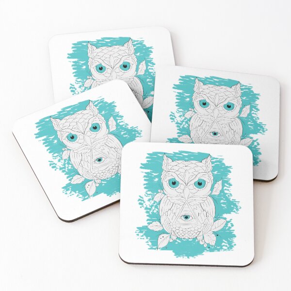 Item preview, Blue Owl Bird Eyes designed and sold by hemp3x.