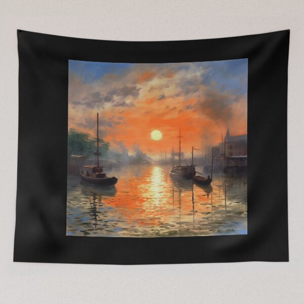 Item preview, Harbor Sunset  designed and sold by IncrediArts.
