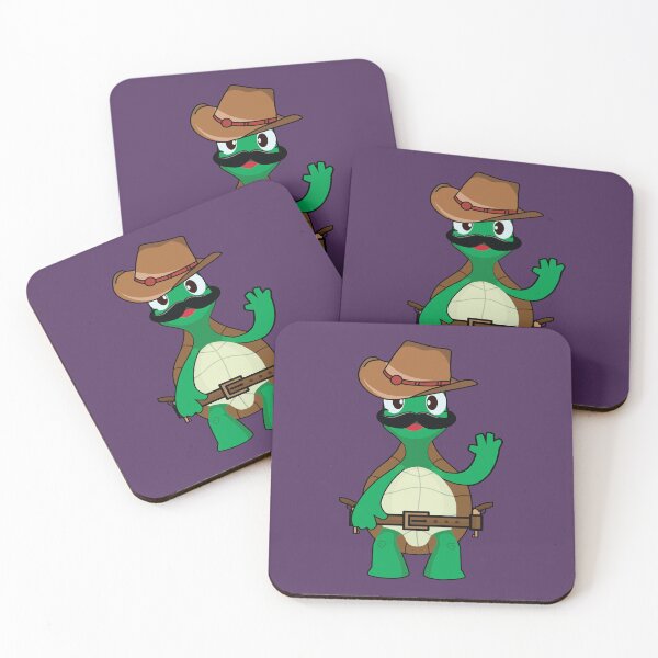 Item preview, Funny cowboy turtle sheriff  designed and sold by Donutlovers.