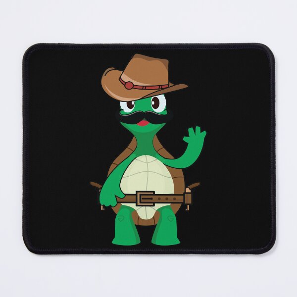 Item preview, Funny cowboy turtle sheriff designed and sold by Donutlovers.