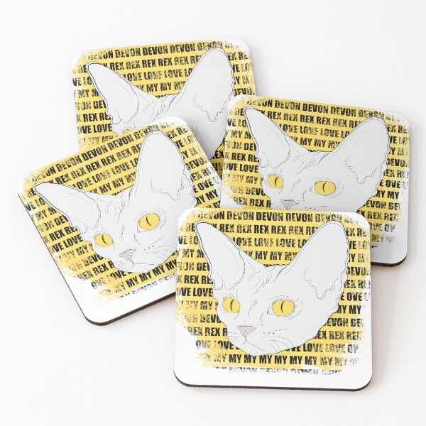 Item preview, Love my Devon Rex Gold Cat Kitty  designed and sold by hemp3x.