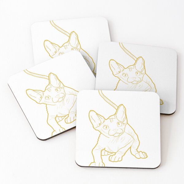 Item preview, Sweet Kitten Devon Rex Gold Charmingly designed and sold by hemp3x.