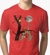 calvin hobbes Tri-blend T-Shirt