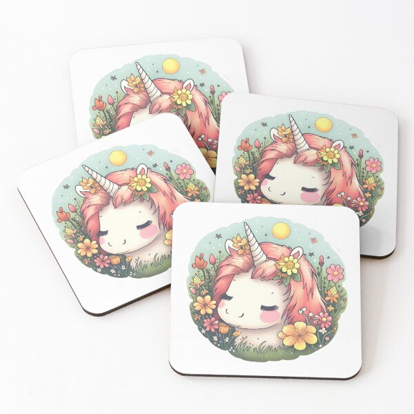 Item preview, A whimsical unicorn sticker designed and sold by Buyfastcart.