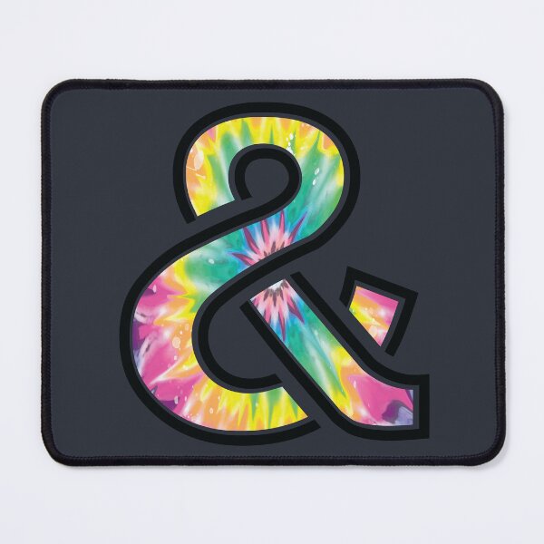 Item preview, Ampersand sign on colorful tie dye  designed and sold by Donutlovers.