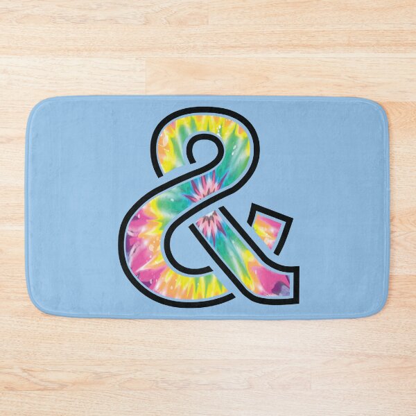 Item preview, Ampersand sign on colorful tie dye  designed and sold by Donutlovers.