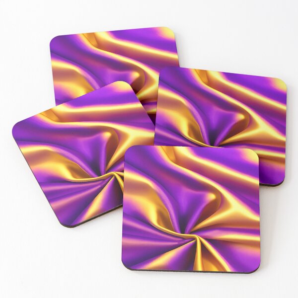Item preview, Abstract Pink and Yellow Fabric  designed and sold by deniselynnimage.