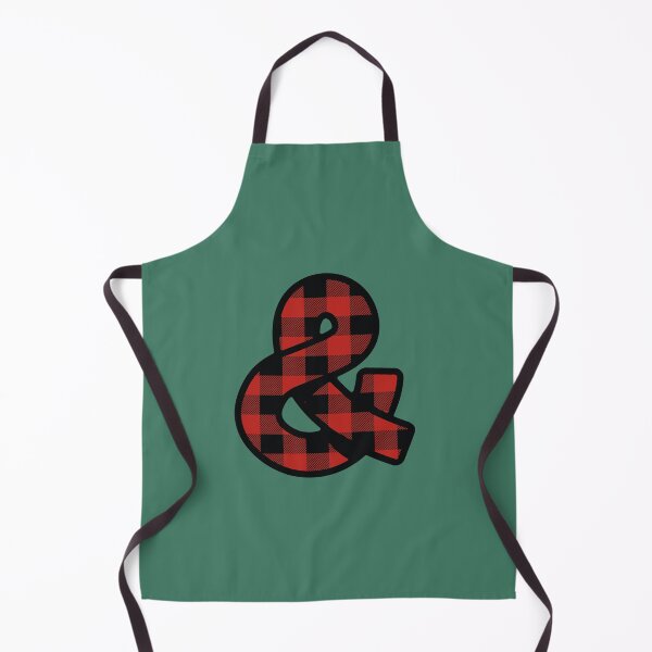 Item preview, Ampersand symbol on red buffalo plaid designed and sold by Donutlovers.
