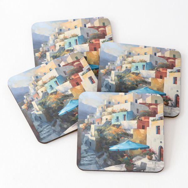 Aperçu de l'œuvre Santorin Oia Grèce créée et vendue par Vanover Designs.