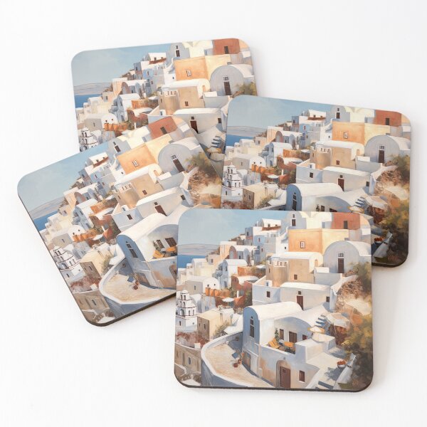 Aperçu de l'œuvre Santorin Oia Grèce créée et vendue par Vanover Designs.
