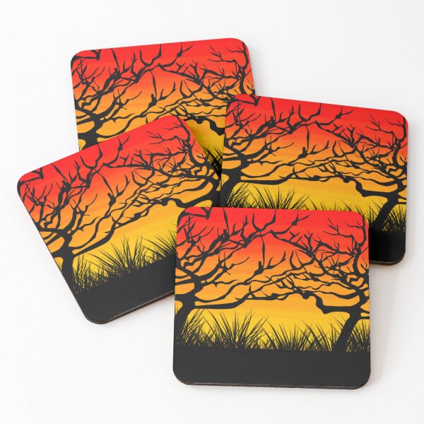 Item preview, trees at sunset designed and sold by valeartdesign.