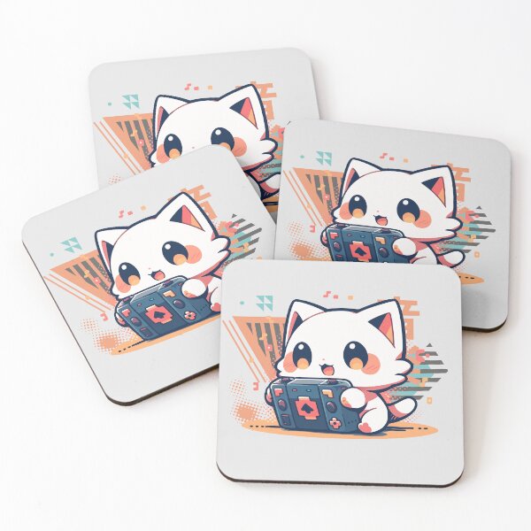 Item preview, Gaming Loving Cat designed and sold by Chibi Cat Art Corner.