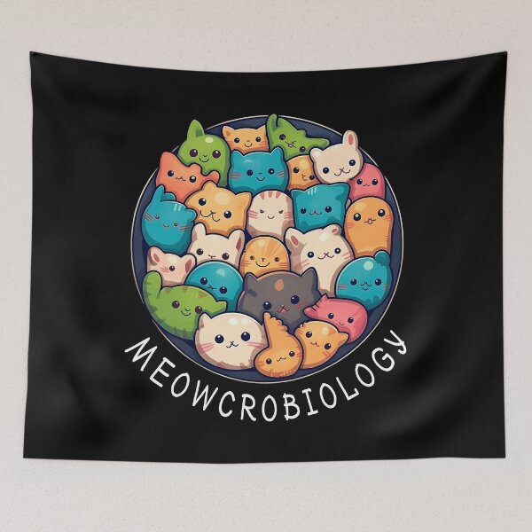 Item preview, Meowcrobiology - Funny Microbiology Science Cat Lover designed and sold by SecretDicer.