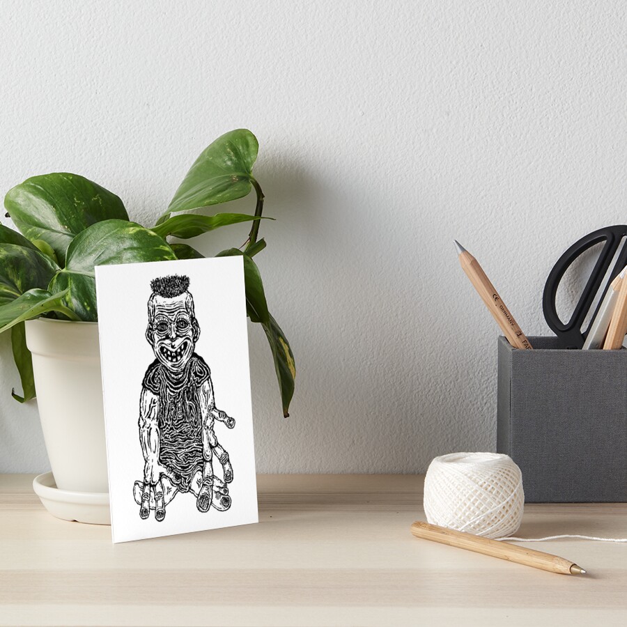 Item preview, Art Board Print designed and sold by Grotesquer.