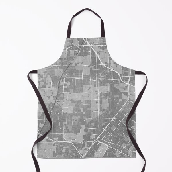 Item preview, Map of Santa Ana (CA, USA) in gray vintage style designed and sold by blursbyai.