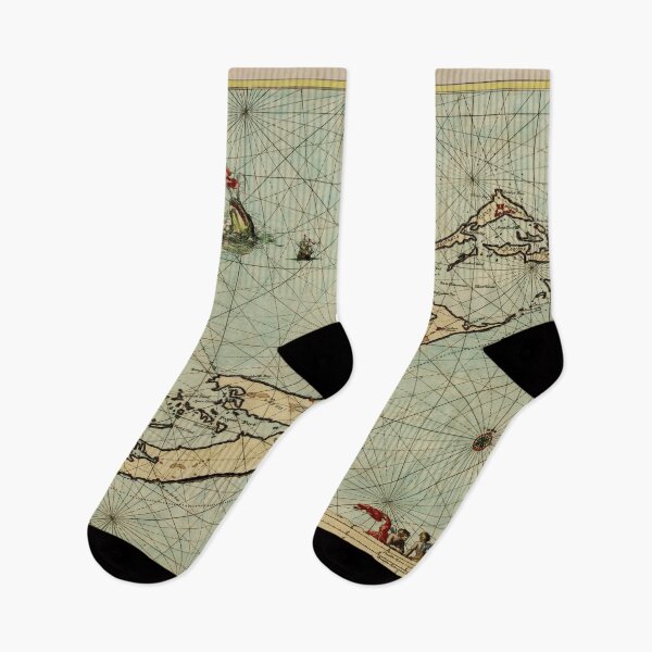 Item preview, Vintage Bermuda Map (1682) Old Bermudian Atlas designed and sold by BravuraMedia.