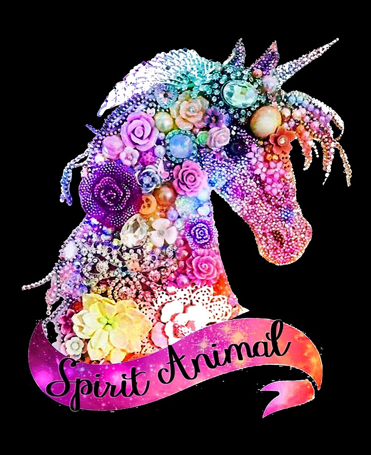 Optagelsesgebyr ledelse Nerve Spirit Animal Unicorn Glitter Design " iPad Case & Skin for Sale by  GraphicRhythm | Redbubble