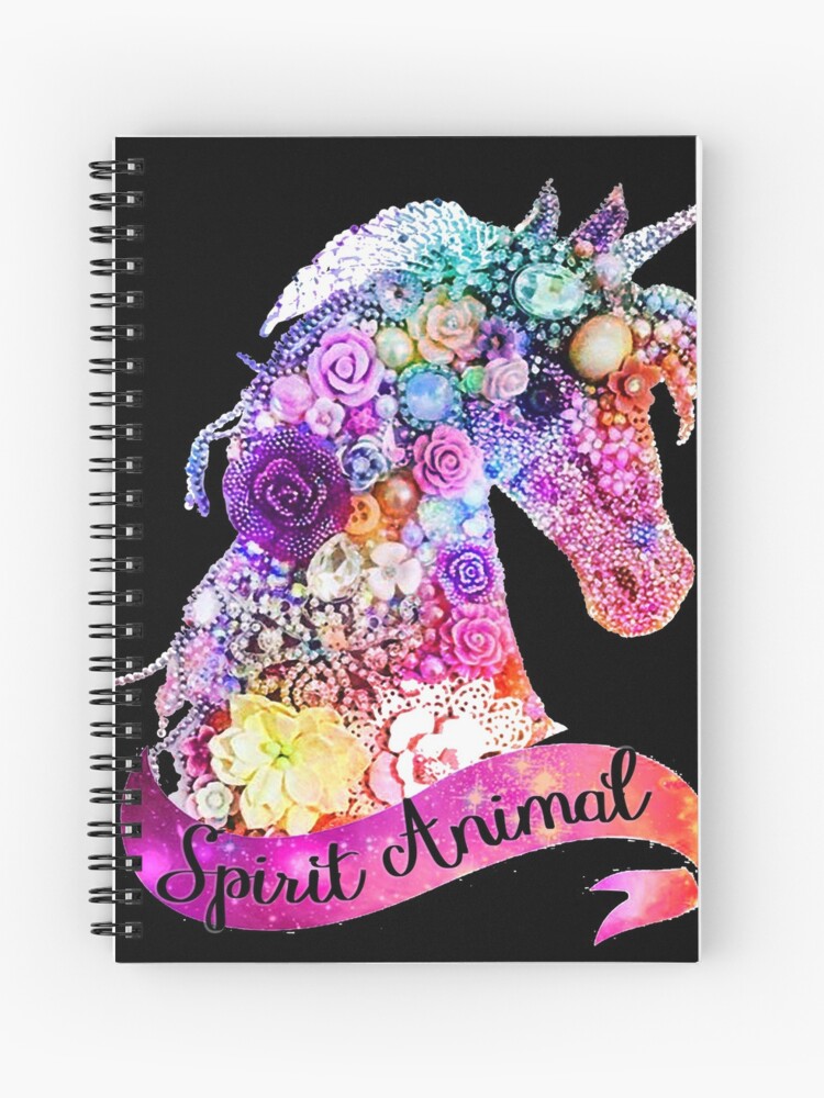 Spirit Animal Unicorn Glitter Design 