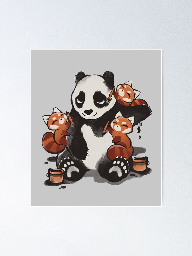 Sleepy Panda Temporary Tattoo (Set of 3) – Small Tattoos