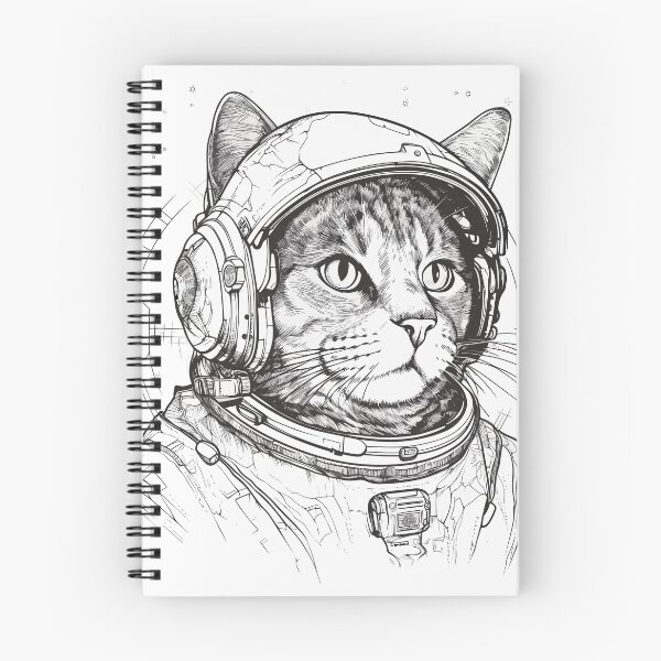 Item preview, cool looking astro cat designed and sold by Elias Kamstra.